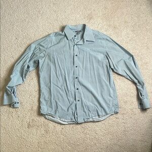 Apt. 9 Blue Casual Button Down Shirt